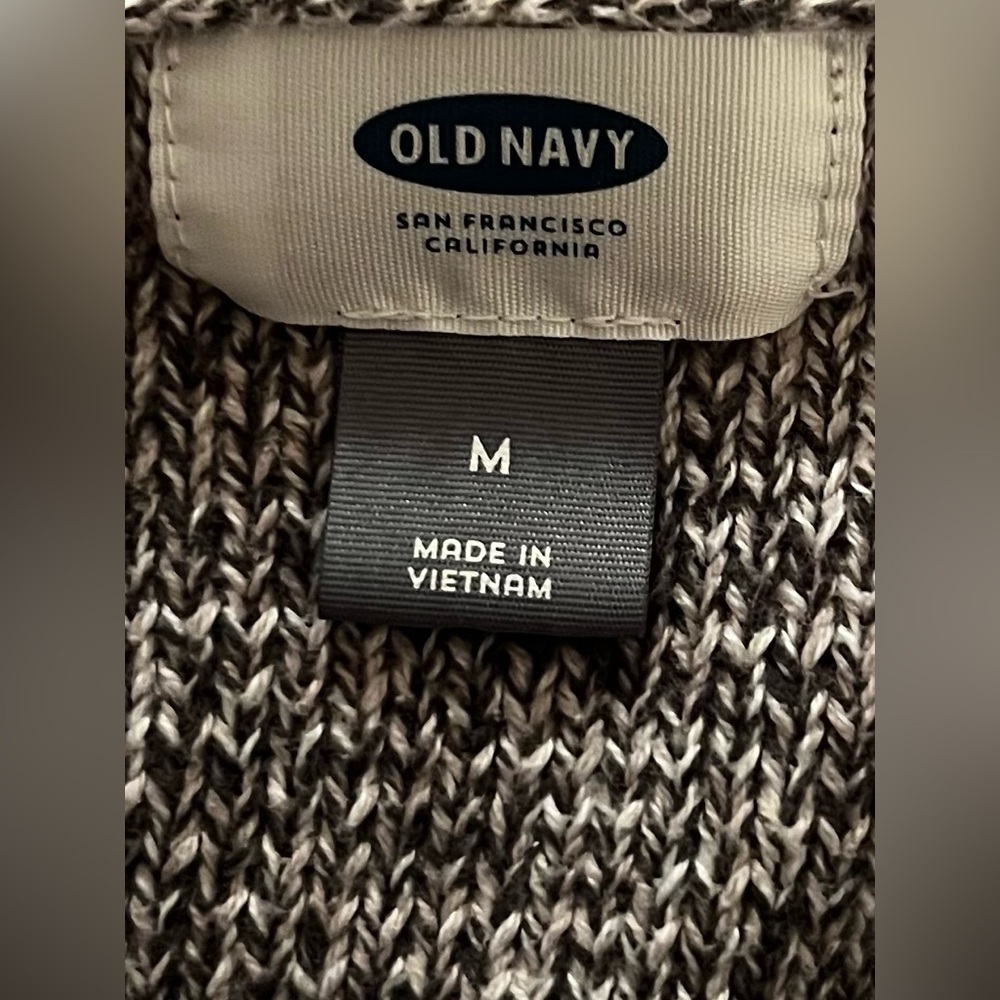 Old Navy Charcoal V-Neck Sweater - Picture 3 of 4
